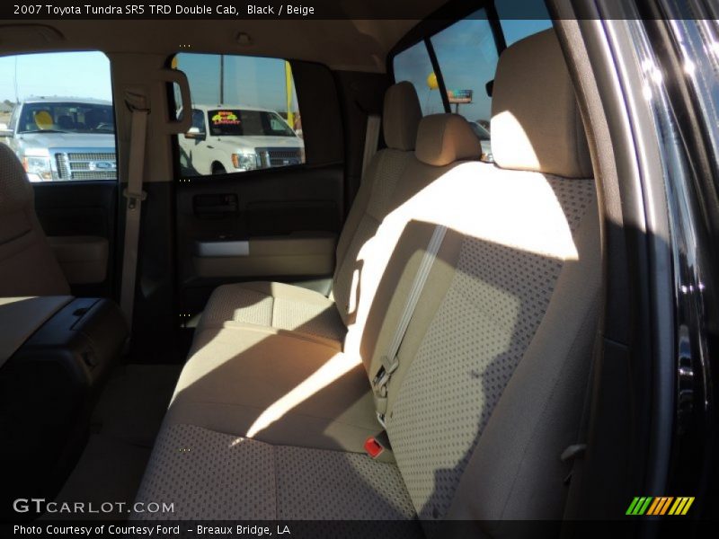 Black / Beige 2007 Toyota Tundra SR5 TRD Double Cab