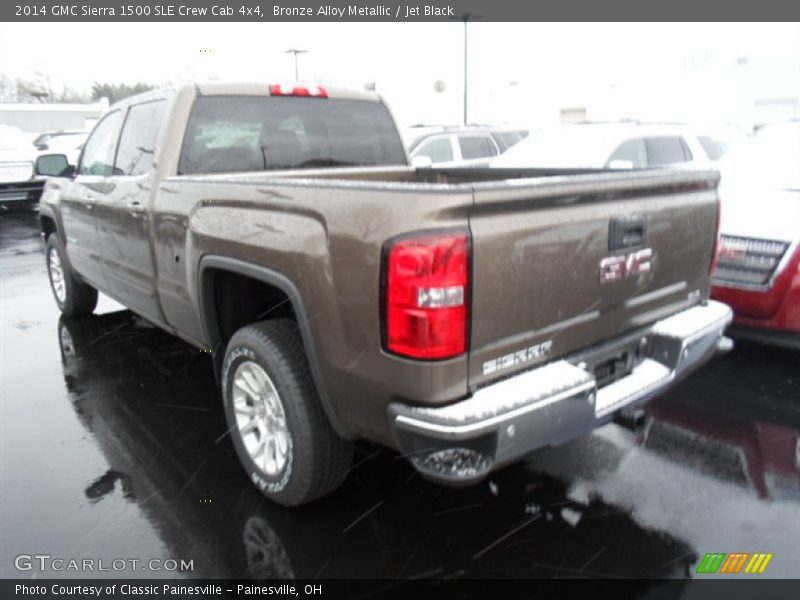 Bronze Alloy Metallic / Jet Black 2014 GMC Sierra 1500 SLE Crew Cab 4x4