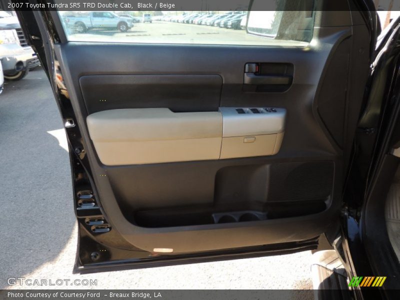 Black / Beige 2007 Toyota Tundra SR5 TRD Double Cab