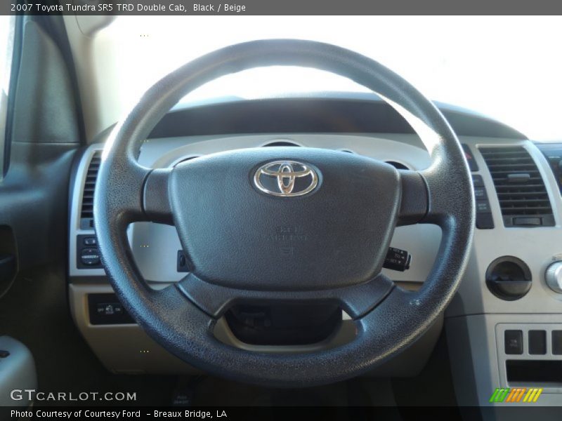 Black / Beige 2007 Toyota Tundra SR5 TRD Double Cab