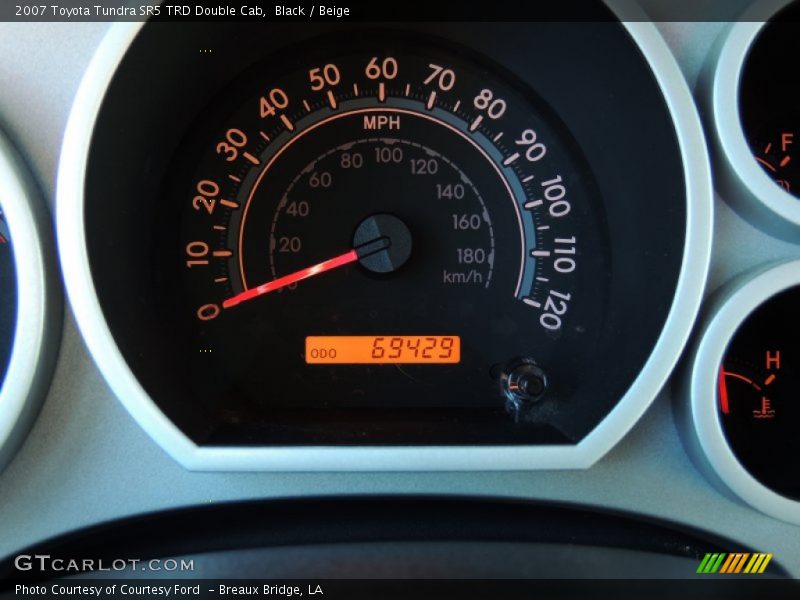 Black / Beige 2007 Toyota Tundra SR5 TRD Double Cab