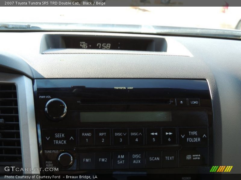 Black / Beige 2007 Toyota Tundra SR5 TRD Double Cab