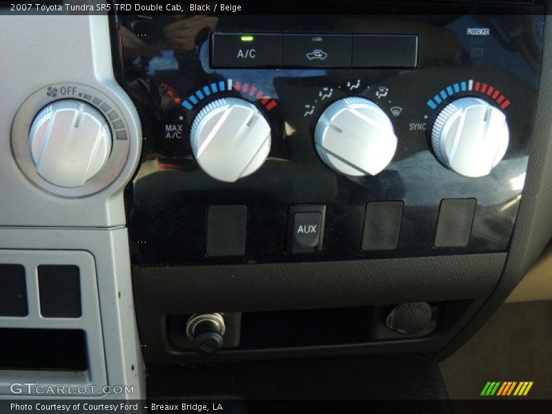 Black / Beige 2007 Toyota Tundra SR5 TRD Double Cab