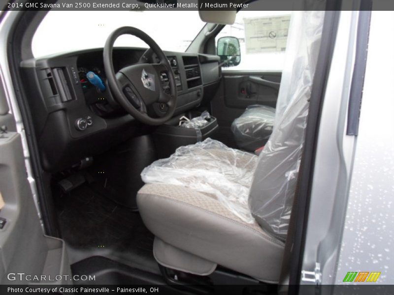 Quicksilver Metallic / Medium Pewter 2014 GMC Savana Van 2500 Extended Cargo