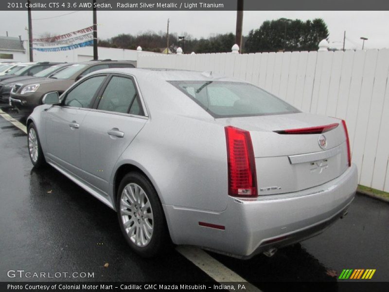 Radiant Silver Metallic / Light Titanium 2011 Cadillac CTS 4 3.6 AWD Sedan