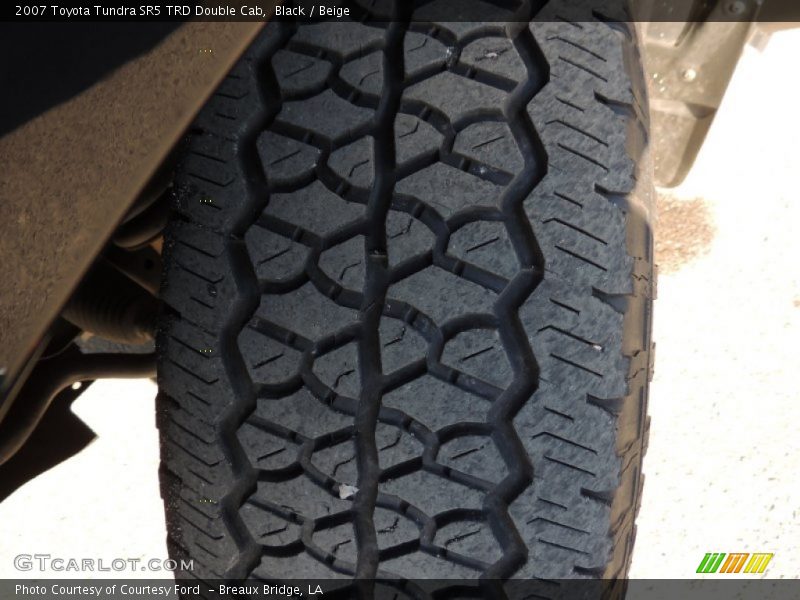 Black / Beige 2007 Toyota Tundra SR5 TRD Double Cab