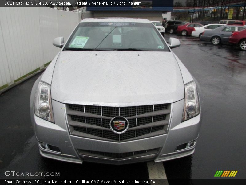 Radiant Silver Metallic / Light Titanium 2011 Cadillac CTS 4 3.6 AWD Sedan