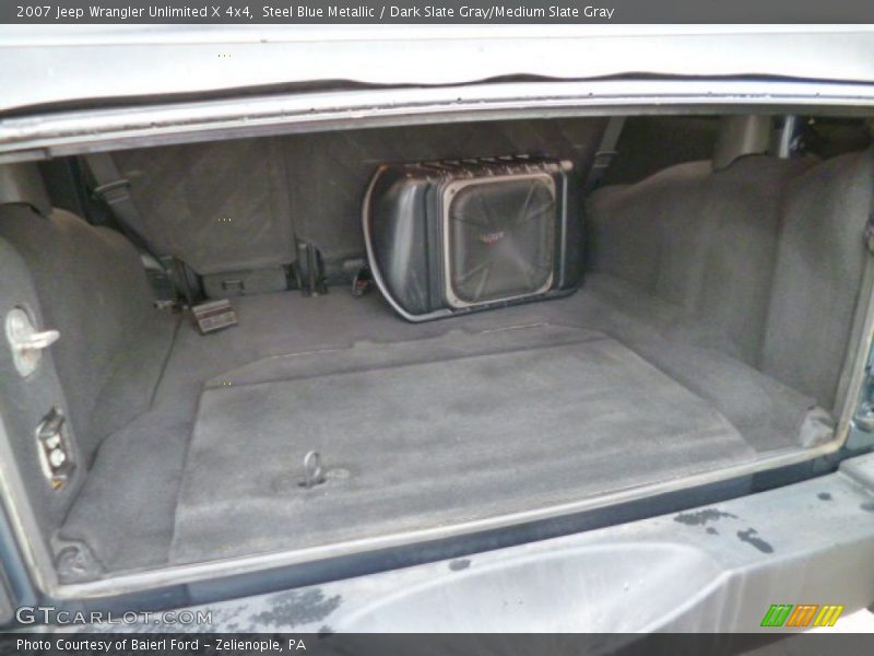 Steel Blue Metallic / Dark Slate Gray/Medium Slate Gray 2007 Jeep Wrangler Unlimited X 4x4