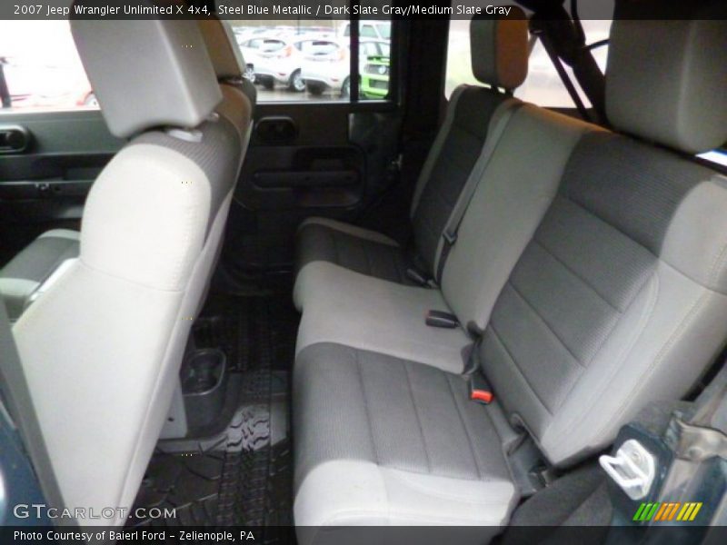 Steel Blue Metallic / Dark Slate Gray/Medium Slate Gray 2007 Jeep Wrangler Unlimited X 4x4