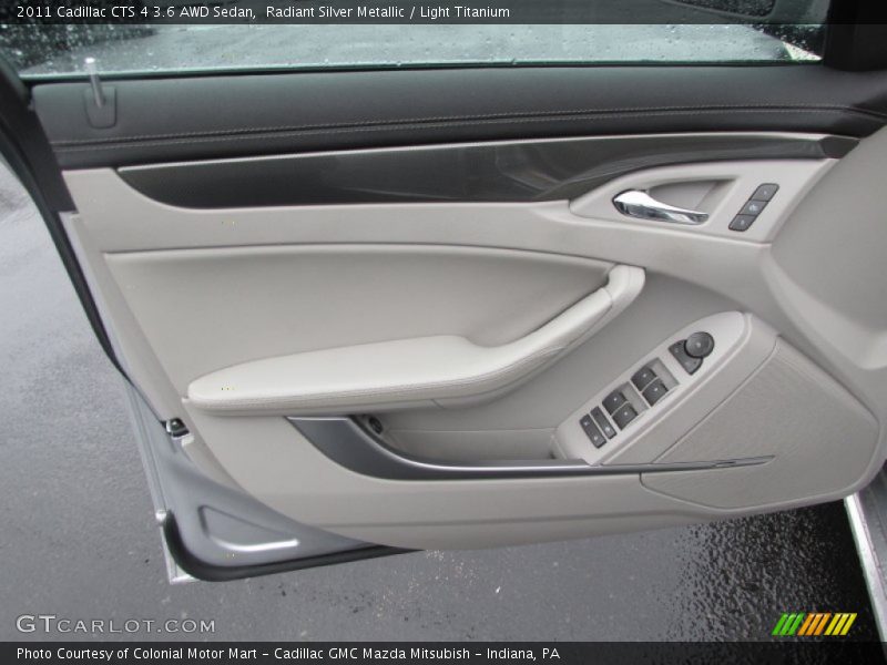 Radiant Silver Metallic / Light Titanium 2011 Cadillac CTS 4 3.6 AWD Sedan