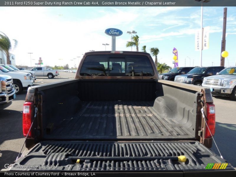 Golden Bronze Metallic / Chaparral Leather 2011 Ford F250 Super Duty King Ranch Crew Cab 4x4