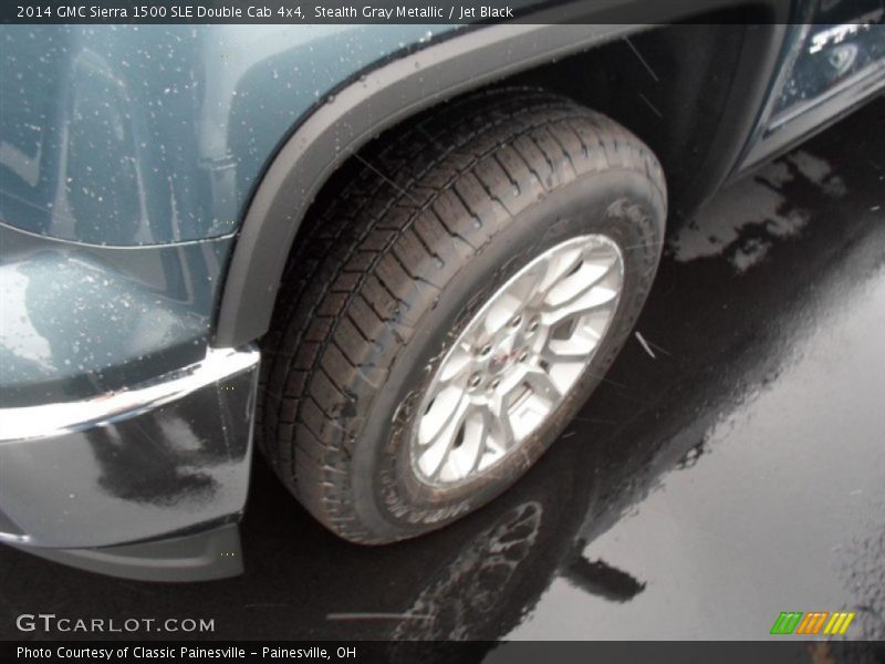 Stealth Gray Metallic / Jet Black 2014 GMC Sierra 1500 SLE Double Cab 4x4