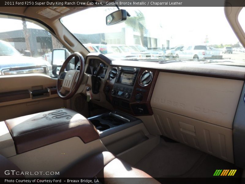 Golden Bronze Metallic / Chaparral Leather 2011 Ford F250 Super Duty King Ranch Crew Cab 4x4