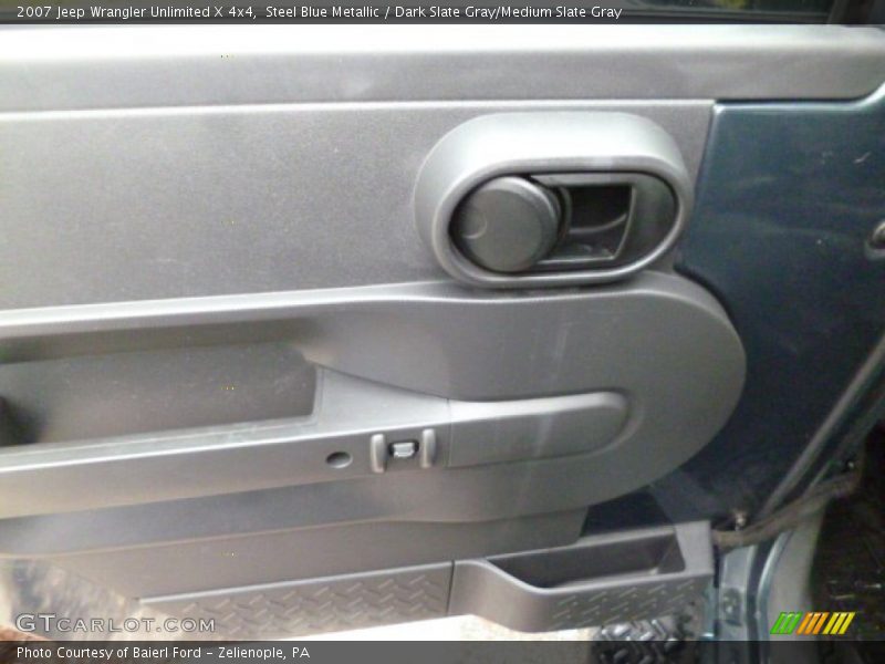Steel Blue Metallic / Dark Slate Gray/Medium Slate Gray 2007 Jeep Wrangler Unlimited X 4x4