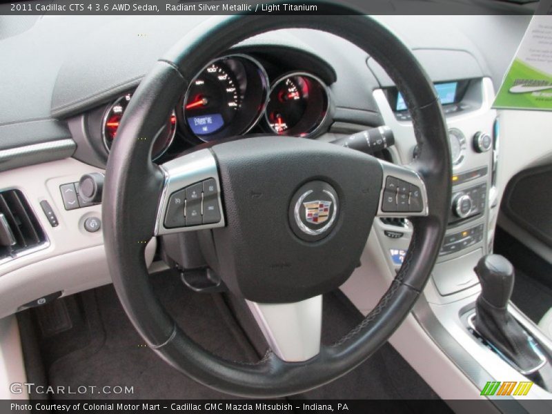 Radiant Silver Metallic / Light Titanium 2011 Cadillac CTS 4 3.6 AWD Sedan
