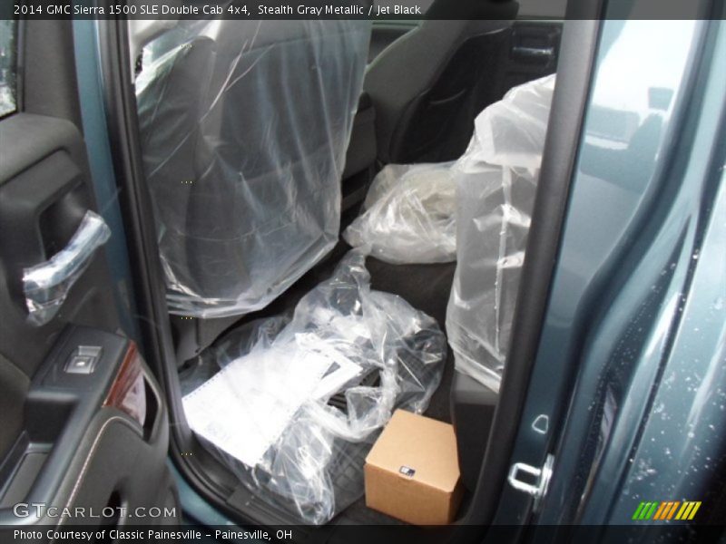 Stealth Gray Metallic / Jet Black 2014 GMC Sierra 1500 SLE Double Cab 4x4