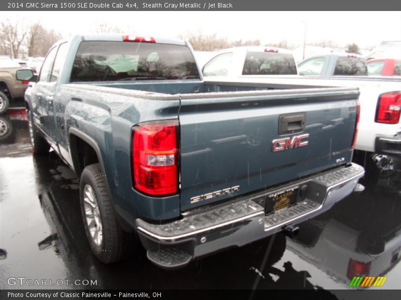 Stealth Gray Metallic / Jet Black 2014 GMC Sierra 1500 SLE Double Cab 4x4