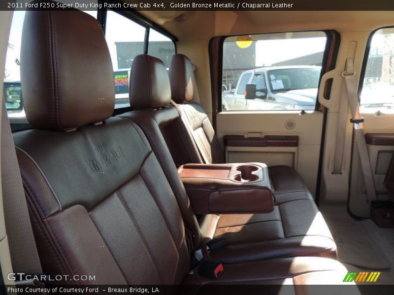 Golden Bronze Metallic / Chaparral Leather 2011 Ford F250 Super Duty King Ranch Crew Cab 4x4