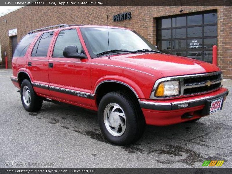 Apple Red / Medium Gray 1996 Chevrolet Blazer LT 4x4