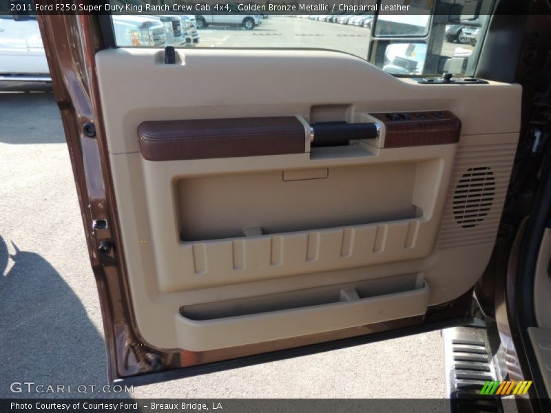 Golden Bronze Metallic / Chaparral Leather 2011 Ford F250 Super Duty King Ranch Crew Cab 4x4