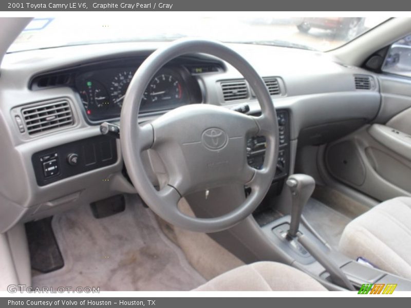 Graphite Gray Pearl / Gray 2001 Toyota Camry LE V6