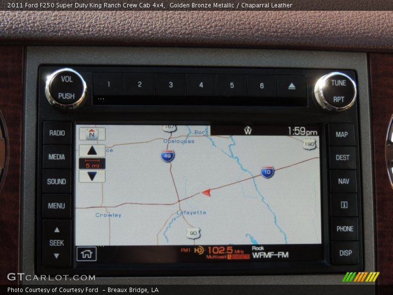 Golden Bronze Metallic / Chaparral Leather 2011 Ford F250 Super Duty King Ranch Crew Cab 4x4
