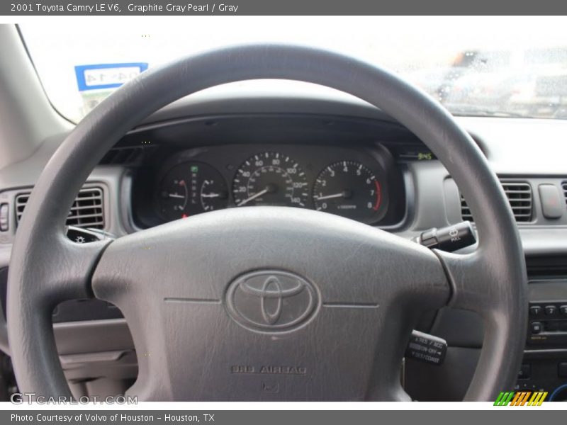 Graphite Gray Pearl / Gray 2001 Toyota Camry LE V6