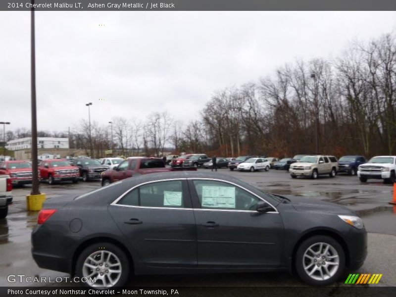 Ashen Gray Metallic / Jet Black 2014 Chevrolet Malibu LT