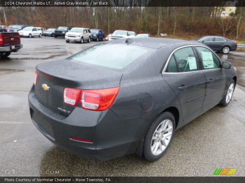 Ashen Gray Metallic / Jet Black 2014 Chevrolet Malibu LT