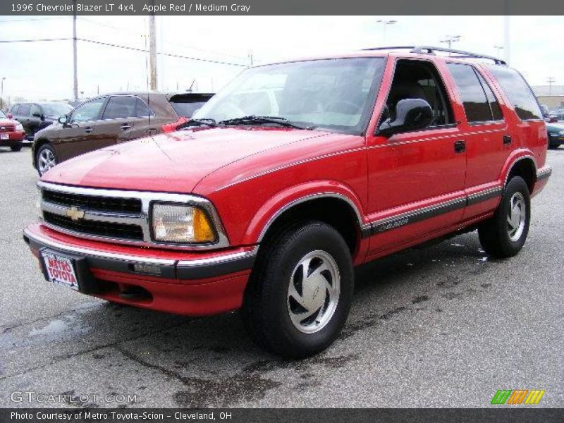 Apple Red / Medium Gray 1996 Chevrolet Blazer LT 4x4