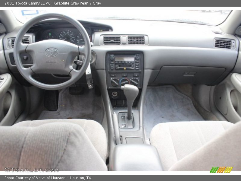 Graphite Gray Pearl / Gray 2001 Toyota Camry LE V6