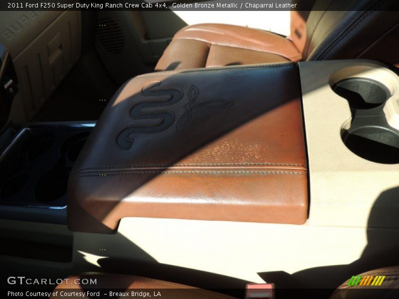 Golden Bronze Metallic / Chaparral Leather 2011 Ford F250 Super Duty King Ranch Crew Cab 4x4
