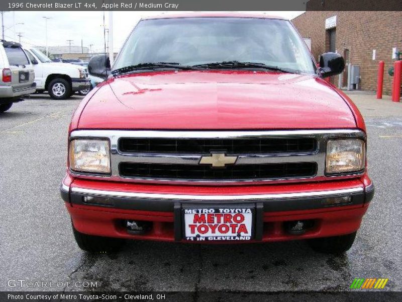 Apple Red / Medium Gray 1996 Chevrolet Blazer LT 4x4