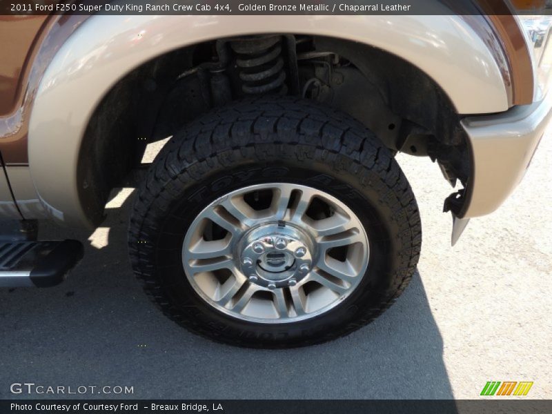 Golden Bronze Metallic / Chaparral Leather 2011 Ford F250 Super Duty King Ranch Crew Cab 4x4