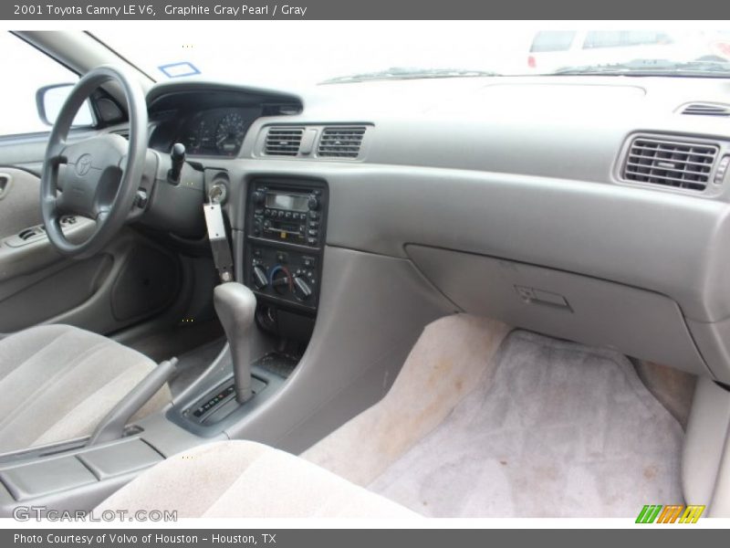 Graphite Gray Pearl / Gray 2001 Toyota Camry LE V6