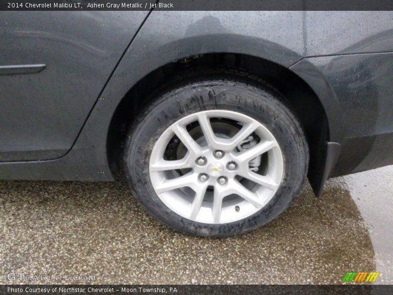 Ashen Gray Metallic / Jet Black 2014 Chevrolet Malibu LT