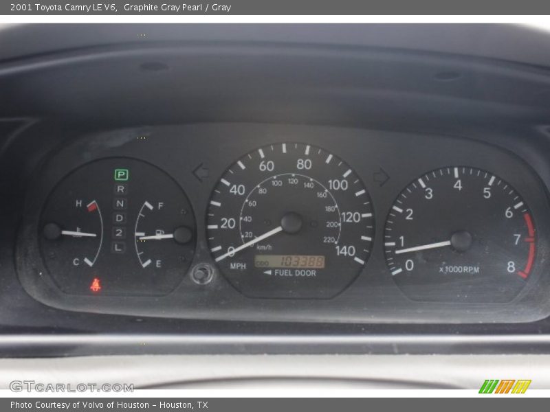Graphite Gray Pearl / Gray 2001 Toyota Camry LE V6