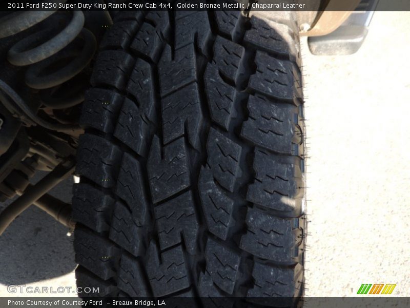 Golden Bronze Metallic / Chaparral Leather 2011 Ford F250 Super Duty King Ranch Crew Cab 4x4