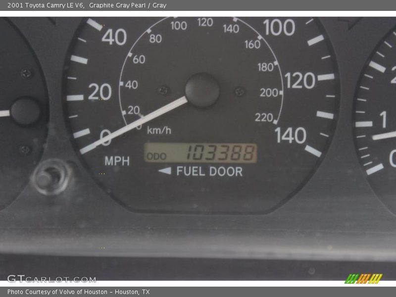 Graphite Gray Pearl / Gray 2001 Toyota Camry LE V6