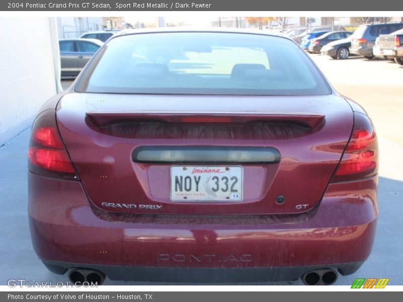 Sport Red Metallic / Dark Pewter 2004 Pontiac Grand Prix GT Sedan