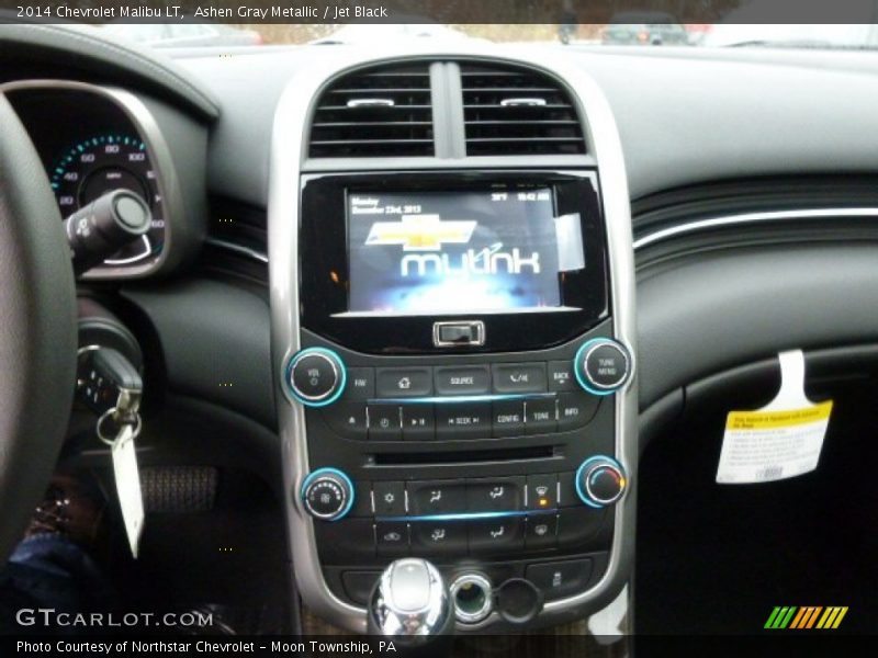 Ashen Gray Metallic / Jet Black 2014 Chevrolet Malibu LT