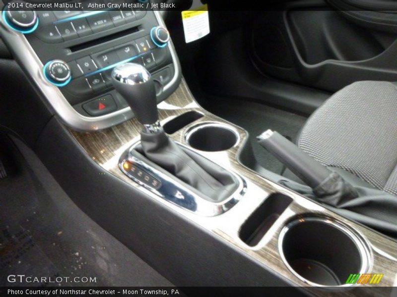 Ashen Gray Metallic / Jet Black 2014 Chevrolet Malibu LT