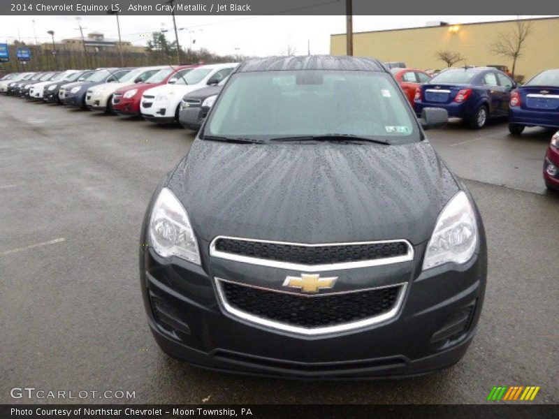 Ashen Gray Metallic / Jet Black 2014 Chevrolet Equinox LS