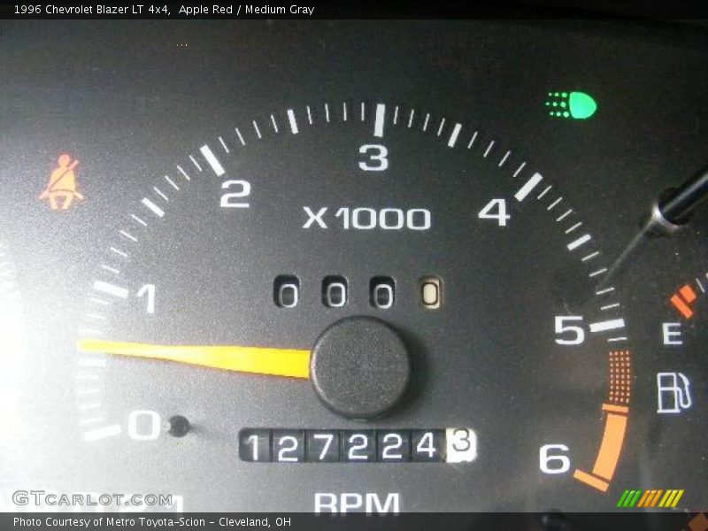 Apple Red / Medium Gray 1996 Chevrolet Blazer LT 4x4