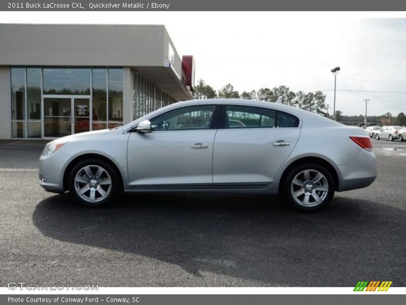 Quicksilver Metallic / Ebony 2011 Buick LaCrosse CXL