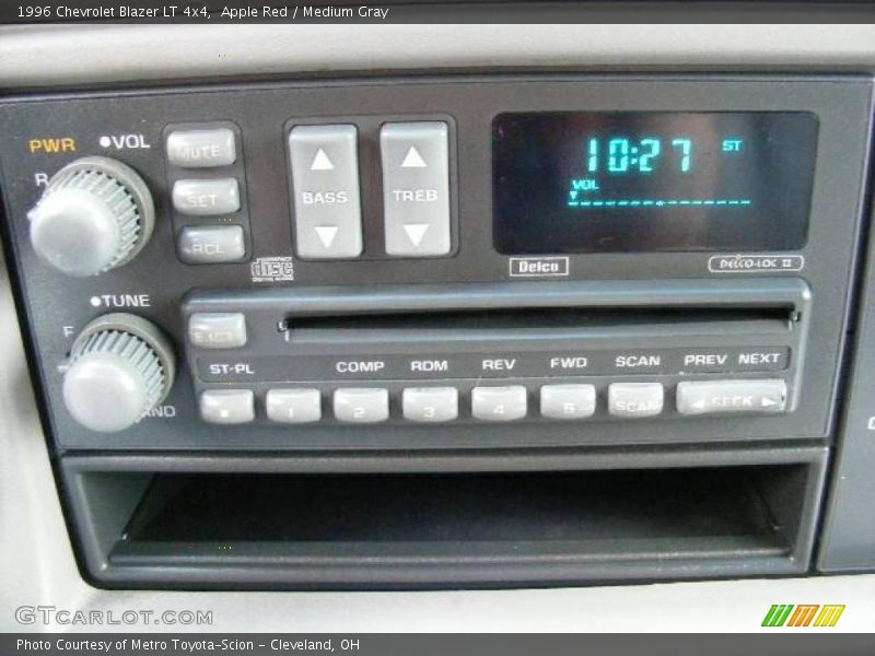 Apple Red / Medium Gray 1996 Chevrolet Blazer LT 4x4