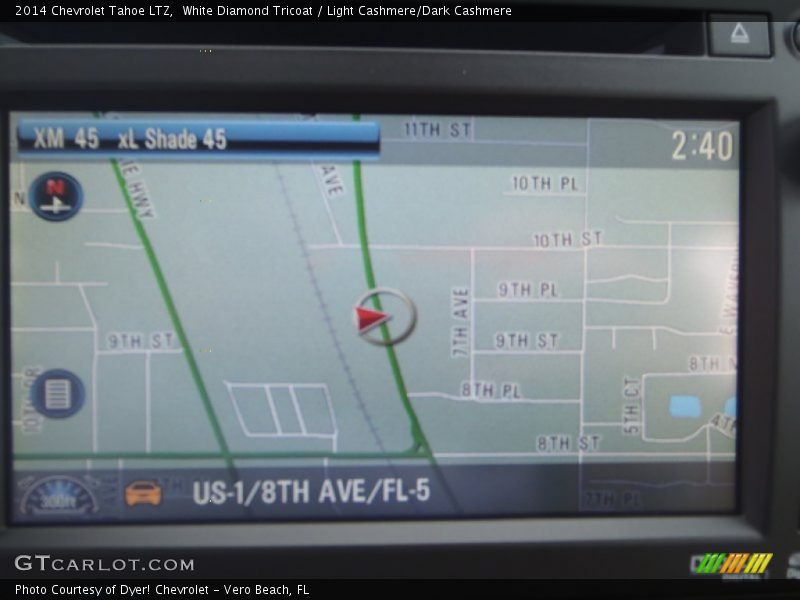 White Diamond Tricoat / Light Cashmere/Dark Cashmere 2014 Chevrolet Tahoe LTZ