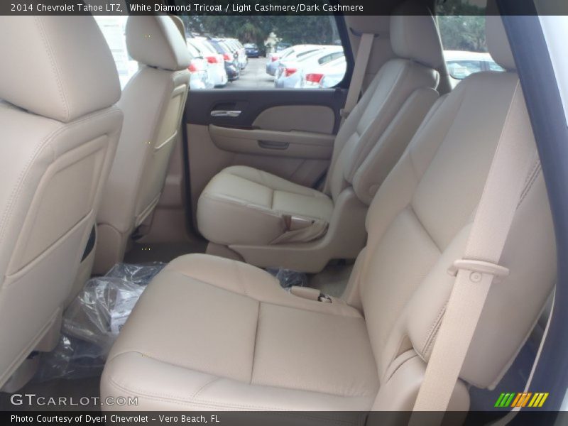 White Diamond Tricoat / Light Cashmere/Dark Cashmere 2014 Chevrolet Tahoe LTZ