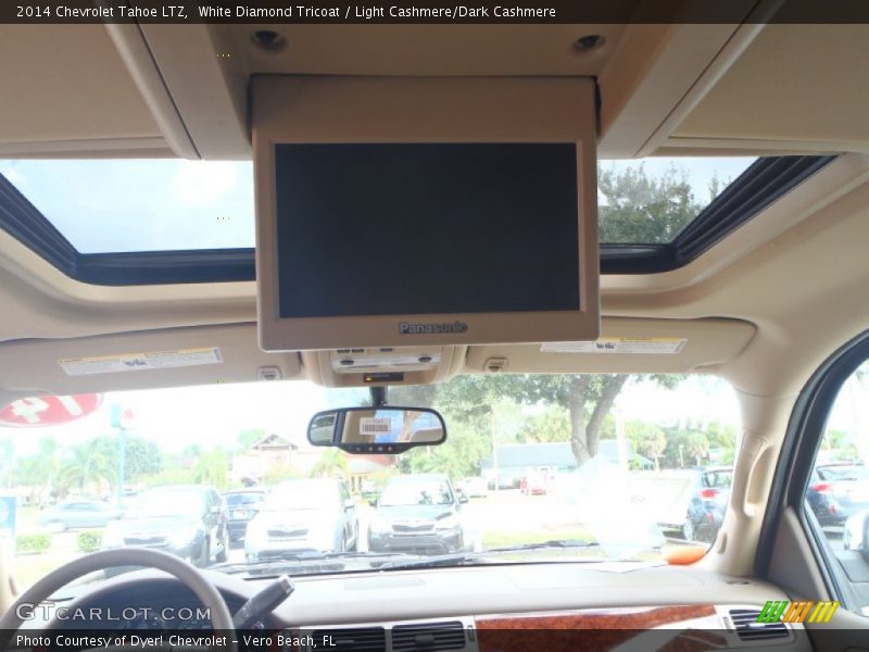 White Diamond Tricoat / Light Cashmere/Dark Cashmere 2014 Chevrolet Tahoe LTZ