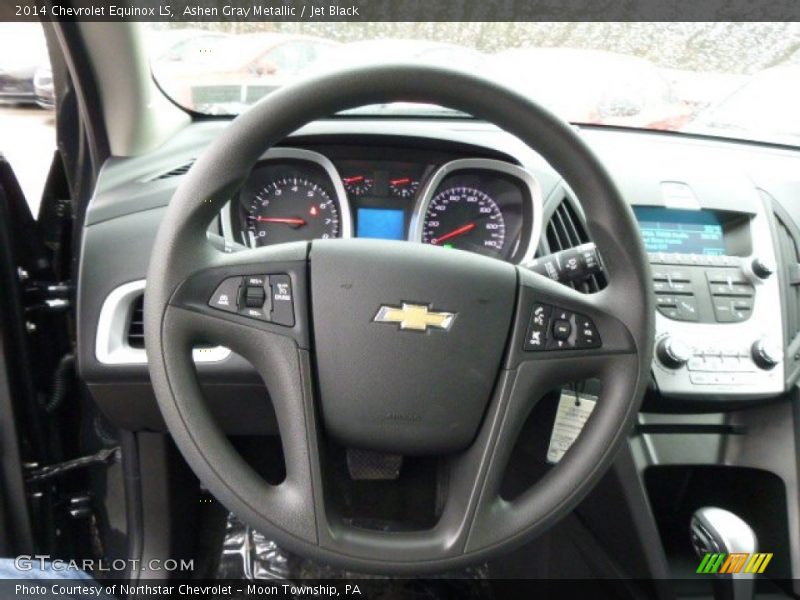 Ashen Gray Metallic / Jet Black 2014 Chevrolet Equinox LS